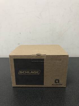 F10ply605cam Schlage 043156121595 Plymouth Door Knob Set With Camelot Trim - Polished Brass