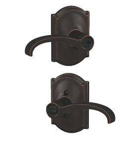 F51a-wit-cam Schlage 043156151042 F51a Wit 716 Cam Whitney Keyed Entry Door Lever Set In Aged Bronze