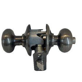 F40geo620 Schlage 043156153138 Georgian Privacy Door Knob Set Model Antique Pewter