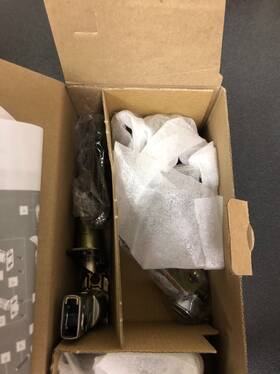 F59ply609 Schlage 043156172641 Plymouth Interior Pack Antique Brass Ext. Handleset Sold Separately