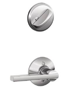 Schlage 043156184804 F59 Lat 625 Latitude Interior Lever With Deadbolt Polished Chrome