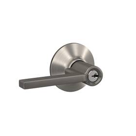 Schlage 043156185023 Latitude Satin Nickel Classic Keyed Entry Door Handle