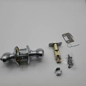 10-027 Schlage 043156234349 F40 Sie 626 16-080 Siena Bed And Bath Knob Satin Chrome