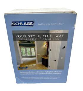 Schlage 043156252701 Brookshire Flair Dummy Right-handed Lever Handle Aged Bronze. N