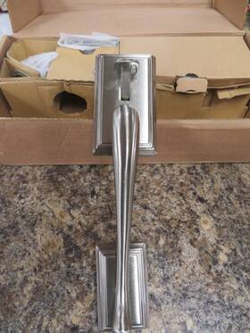Schlage 043156262526 F60 Add 619 Geo Entrance Handle Set