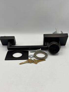 Schlage 043156334636 Century Single Cylinder Handleset And Latitude Lever F60 Cen 716 Lat