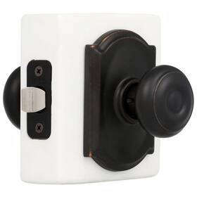 Schlage 043156376490 Camelot Aged Bronze Georgian Hall And Closet Knob
