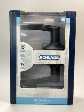 Schlage 043156400256 F40 Vla 716 Add Flair Privacy Door Lever Set- Bed And Bath - Aged Bronze Schlage 043156400256 F40 Vla 716 Add Flair Privacy Door Lever Set- Bed And Bath - Aged Bronze