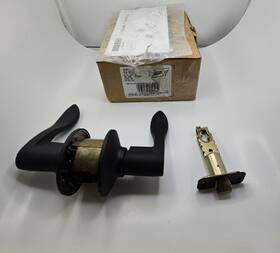 16-211 Schlage 043156420582 F51a Acc 622 Accent Keyed Lever Matte Black Latch Ka4
