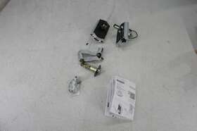 Fe695 Schlage 043156444984 Touch Camelot Lock W Accent Lever And Led Light Bright Chrome