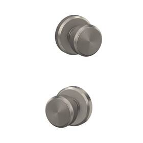 Schlage 043156450466 F10 Bwe 619 Gsn Bowery Door Knob With Greyson Trim Hall And Closet