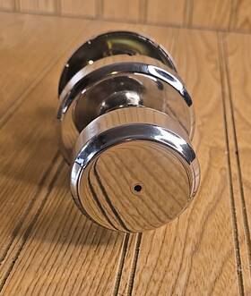 Schlage 043156450763 F40 Bwe Bowery Door Knob Bed And Bath Privacy Lock