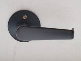 F170 Schlage 043156480791 Elan Dummy Inactive Non Turning Door Lever Straight Handle Aged Bronze