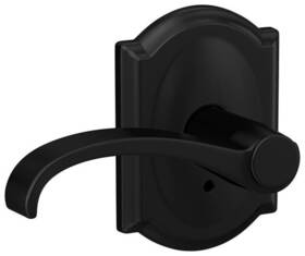 Schlage 043156655762 Fc21-wit-cam Custom Whitney Passage And Privacy Door Lever - Black