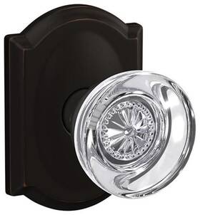 Fc21hob716cam Schlage 043156661350 Fc21-hob-cam Custom Hobson Passage And Privacy Door Knob - Bronze