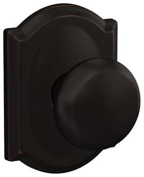 Fc172ply716cam Schlage 043156663675 Fc172-ply-cam Custom Plymouth Non-turning Two-sided Dummy - Bronze