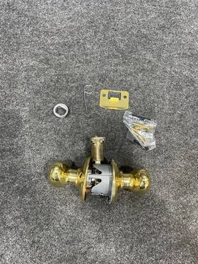 Schlage 043156781256 F10 Sie 605 1 3/4 Inch Hall And Closet Knob Bright Brass