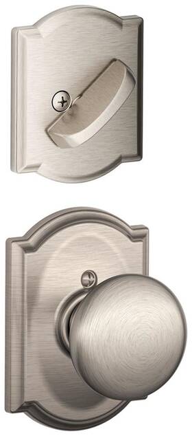 F59ply619cam Schlage 043156804313 F59-ply-cam Plymouth Single Cylinder Interior Pack - Nickel