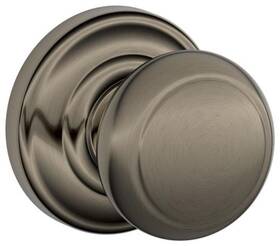 Schlage 043156820023 F10-and-and Andover Passage Door Knob Set - Grey