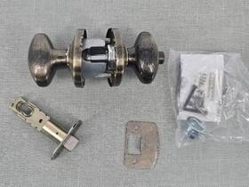 Schlage 043156820764 F40-sie-and Siena Privacy Door Knob Set - Brass
