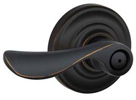 Schlage 043156887422 F40-chp-and Champagne Privacy Door Lever Set - Bronze
