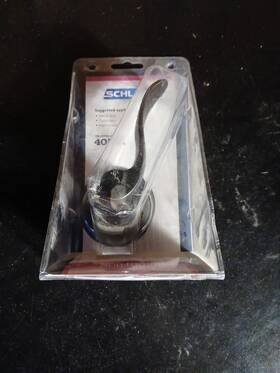 F170 Schlage 043156891344 New Acc 716 Right Handed Accent Door Lever Non-turning Aged Bronze