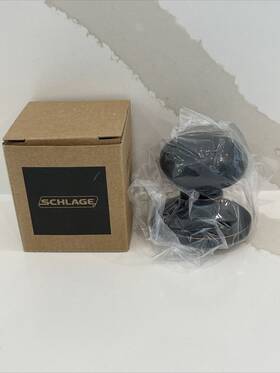 J170-str Schlage 043156895434 One-sided Dummy Knob Oil Rubbed Bronze New Missing Screws