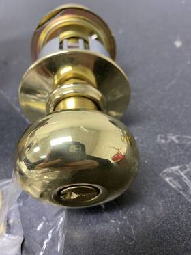 A53pd-ply-605 Schlage 043156912728 A53pd Ply 605 Plymouth Bright Brass Commercial Entry Door Knob