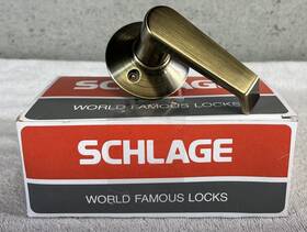 F10n Schlage 043156914524 Nwt Vintage Door Lever Light Bronze Passage Latch 00 Lev 609