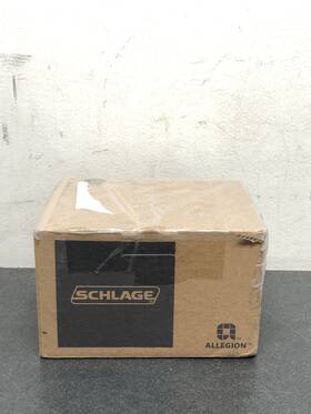 F51aply609add Schlage 043156984466 Plymouth Keyed Entry Door Knob Set - Antique Brass