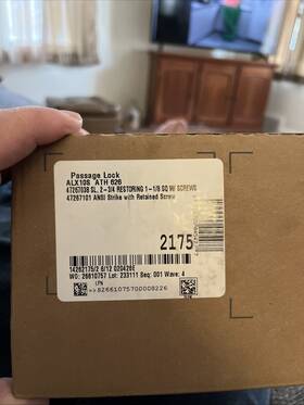 Schlage 194555045477 2 Passage Door Lever