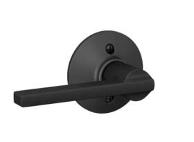 F170 Schlage 194555140431 Latitude Matte Black Dummy Door Handle