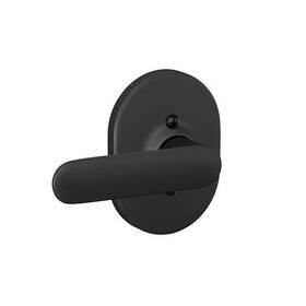 Schlage 194555180987 Davlin Matte Black Dummy Door Lever With Remsen Trim