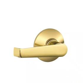 Schlage 313051467457 Elan Bright Brass Passage Hall/closet Door Handle