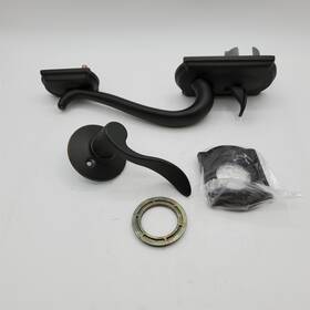 Fe285 Schlage 745654271207 Lock Cam 716 Acc Lh Camelot Front Entry Handleset Aged Bronze