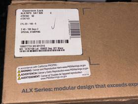 Alx70pd Schlage Used Spa Classroom Sparta Lever Grade 2