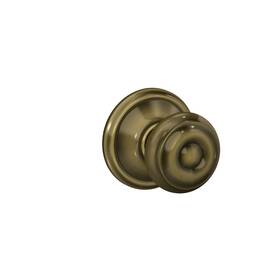 B00002n58x Schlage F10 Geo 609 Georgian Door Knob Hall Closet Passage Lock Antique Brass