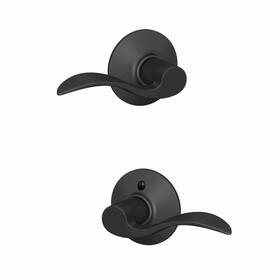 B001a5o6ea Schlage F10 Acc 622 Accent Passage Door Lever Lock Matte Black
