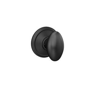 B0055hkcym Schlage F10 Sie 622 Sienna Passage Door Knob Matte Black Hall And Closet
