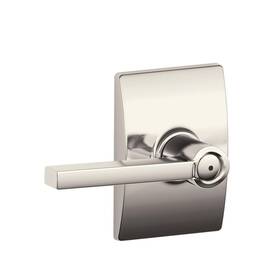 B00xvrehvw Schlage F40 Lat 618 Cen Latitude Lever With Century Trim Bed/bath Polished Nickel