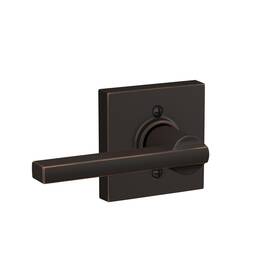 B0944tsy7v Schlage F170 Lat 716 Col Latitude Lever With Collins Trim Dummy Door Aged Bronze