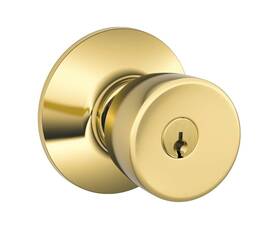 Bel505ka4 Schlage F51a Keyed Entry Knob Zinc Brass