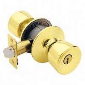 Bel605ka4 Schlage F51a Bell Entry Door Knob Bright Brass Lockset