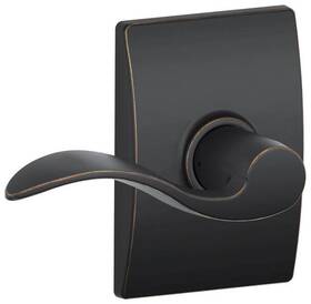 F10-acc-cen Schlage Accent Passage Door Lever Set