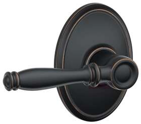 F10-bir-wkf Schlage Birmingham Passage Door Lever Set