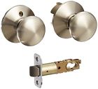 Schlage F10 Ply 619 Plymouth Satin Nickel Hall And Closet Knob 043156755172
