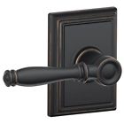 Schlage F10 V Bir 716 Add Passage Latch In The Birmingham Lever Style Bronze 043156278510