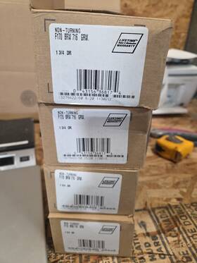 F170-brw-716-grw Schlage Lot Of 4 Residential Lock Grw Deco R Broadway Dummy 716