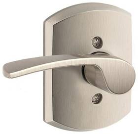 F170-mer-grw-lh Schlage Merano Left Handed Non-turning One-sided