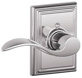 F170-acc-add-lh Schlage F170acc625addlh Accent Left Handed Single Dummy Door Lever With